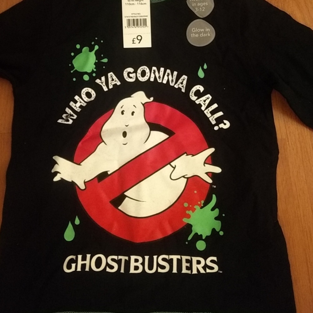 Glow in the dark Ghostbusters PJs